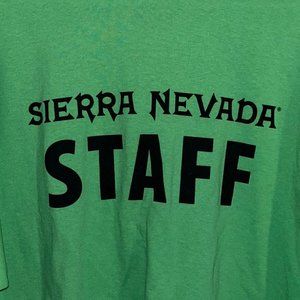 Sierra Nevada Brewing Beer Camp Staff Shirt / XL / Lime Green / Jerzees Polo